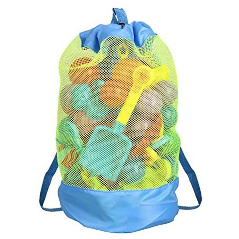 Bolsa organizadora juguetes playa para piscina, gafas, traje baño, almacenamiento, mochila impermeable, bolsa