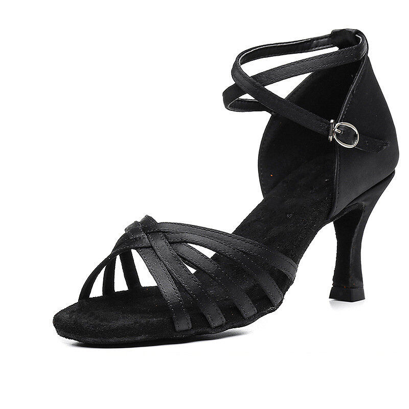 Туфли женские профессиональные для танцев, Обувь для бальных танцев, обувь для латинских танцев, Каблук 5 см/7 см