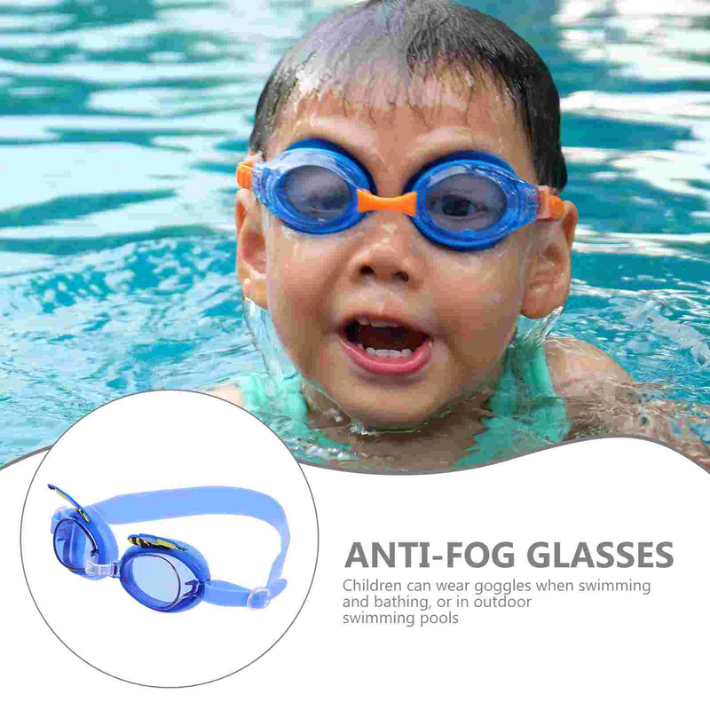 Bee Swimming Goggles for Kids Anti-fog Glasses Diving Pirate Party Favors Cartoon Portable Toddler