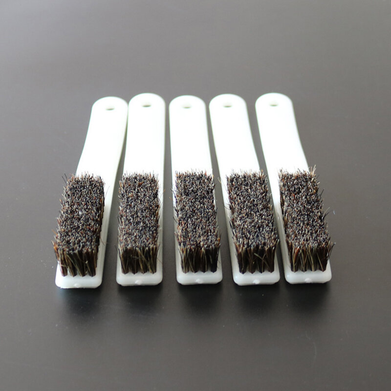162x55mm Bristle Brush Plastic Handle Pig Hair Brush 4/6 Layers For Dust Cleaning Grinding Buffing Polishing Brush