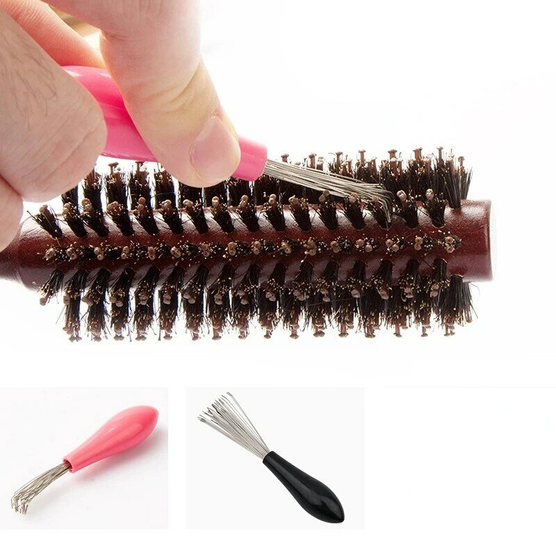 Щетка-Расческа для чистки волос, с пластиковой ручкой