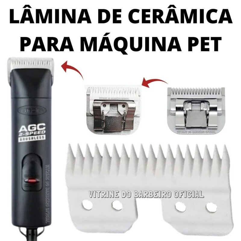 10 pçs/lote 18 dentes cortador de cerâmica cão grooming lâmina clipper cabelo cortador de cerâmica pet grooming tesoura