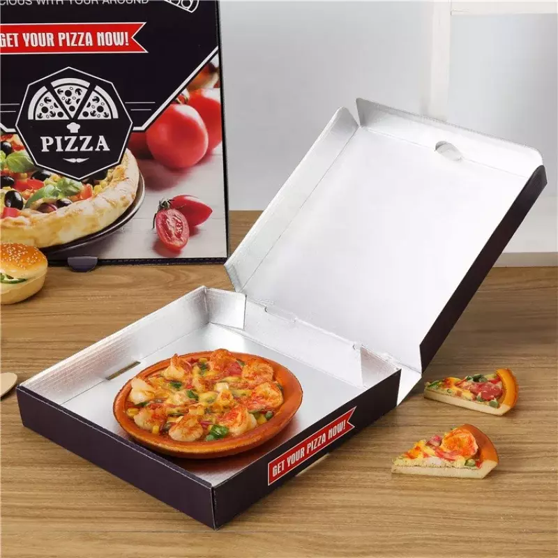 Kunden spezifische produkt angepasste thermische Pizzas ch achtel aus Aluminium folie zum Verkauf