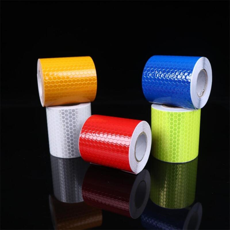 Reflective Fabric Reflector Tape, Reflector Tape, Adesivo, Auto, Carro, Filme, Cristal, Honeycomb, 1-10Pcs, 5cm x 3m, 30 mm