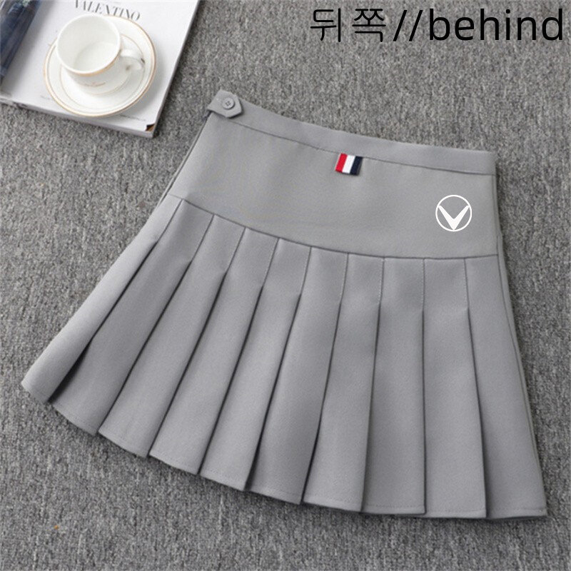 2024 spódnica golfowa damska krótka spódniczka sportowa plisowana, na co dzień na świeżym powietrzu dziewczęca spódnica Slim Fit do badmintona odzież golfowa do tenisa