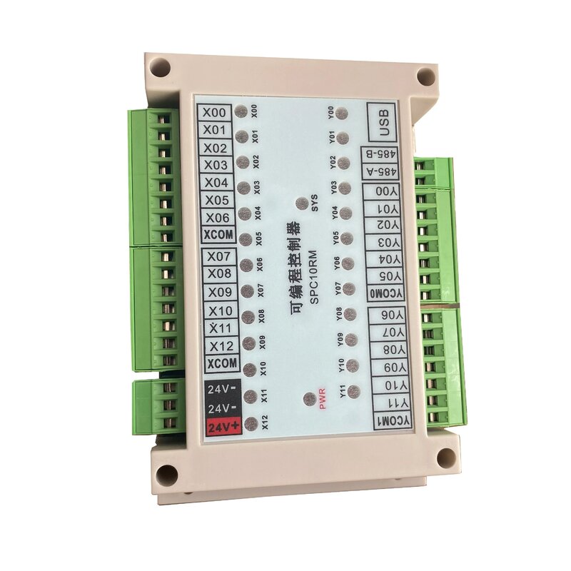 PLC controlador programável, Sequential Control Timing, Relé de temporização simples, Bluetooth USB, SPC10RM, 13 em 12 out, 24V DC