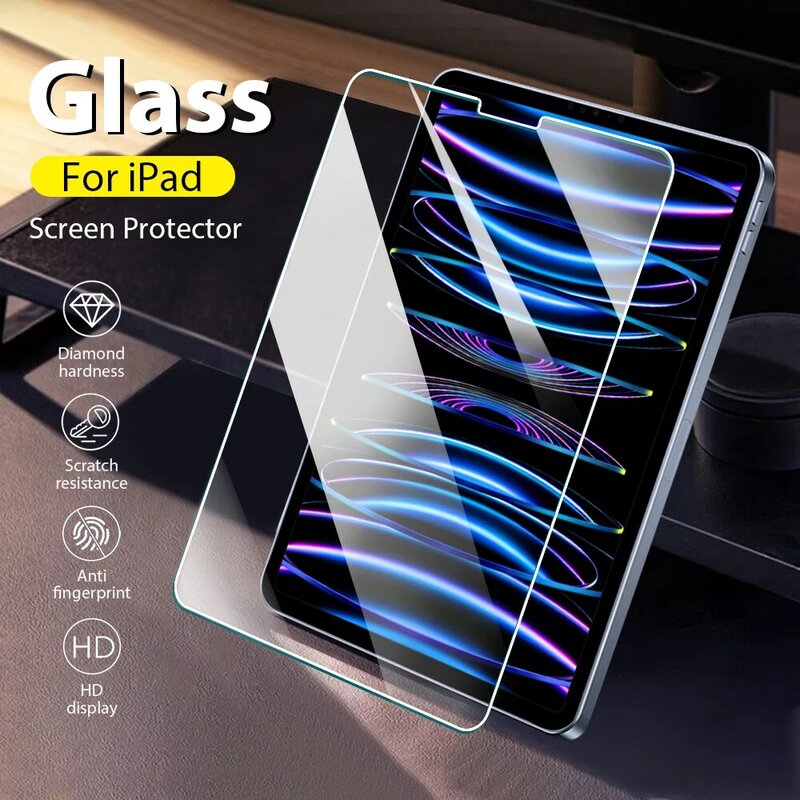 Защитное стекло, закаленное стекло для Ipad Pro 11 12,9 12 9 2022 Air 5 4 3 2 1 10 10 поколения 7 8 поколения Mini 6 2021