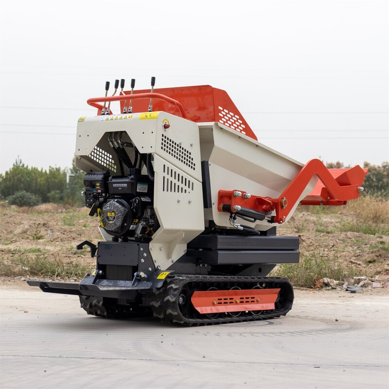 Farm Lifting Mini Dumper Truck Crawler mit Schaufel Hydraulik Transporter 500kgs