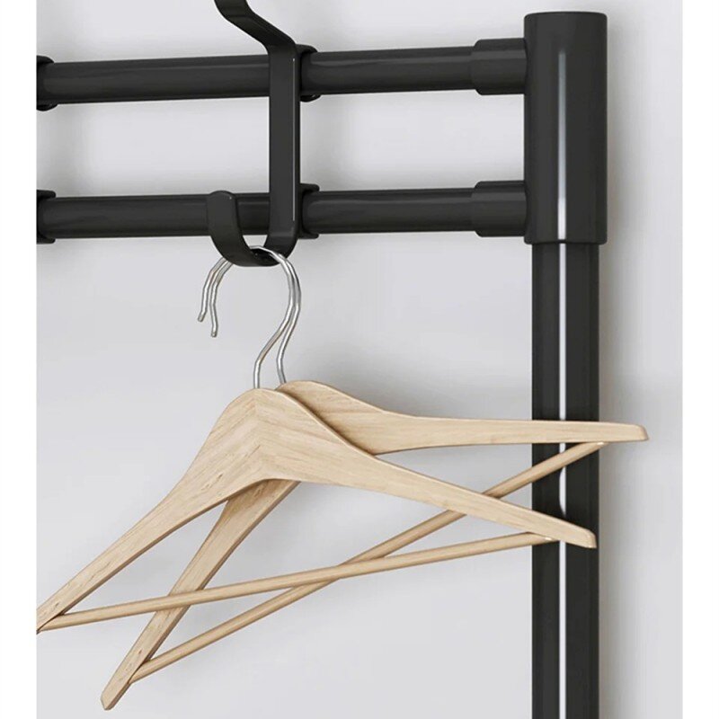 Shoe Rack Bedroom Hanger Clothes Rack Household Simple And Multifunctional Assembly Hanging Bag And Storage Rack Simple