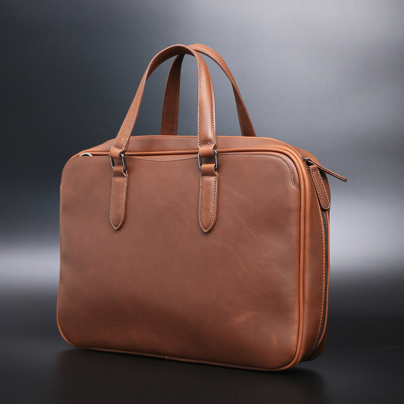 Retro Business Briefcase Computer Bag Casual Shoulder Bag