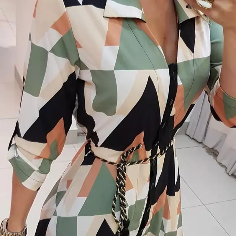 2024 New Women's Dress Flowy Dresses Summer Holiday Style Feminino Print Casual Plus Size Dress Casual Cocktail Dresses