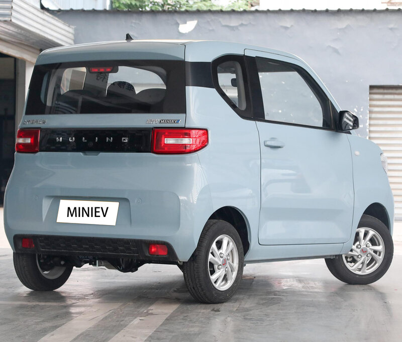Wuling Hongguang Mini carros para adultos, 4 Wheel Ev Cars, Preço barato