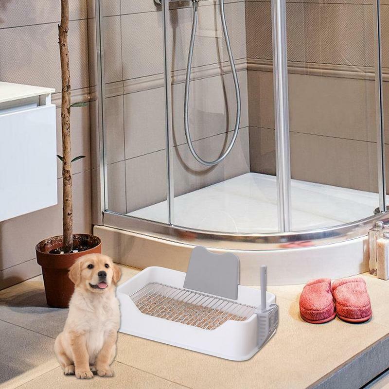 Hond Potje Dienblad Hond Wc Hond Plas Houder Bakje Indoor Puppy Kattenbak Toiletpot Doggie Wc Potje Trainer Met Afneembaar