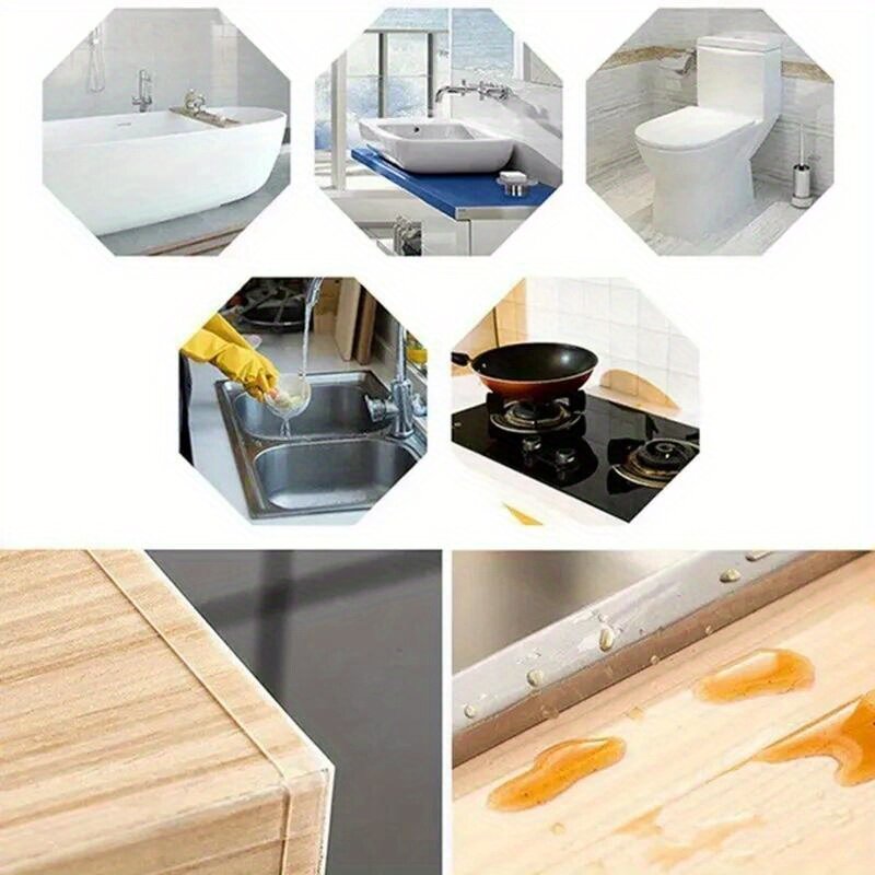 Waterproof and Stain-Resistant Nano Tape: Easy Apply to Seal Pools, Kitchens, for Home & Restaurant Use on Various Surfaces