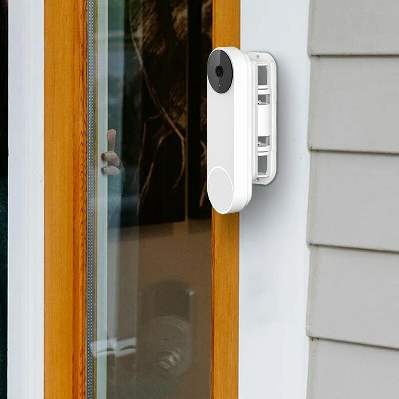 Bel pintu pengganti Horizontal, braket bel pintu Video pintar kiri kanan 45 derajat untuk Google 2021