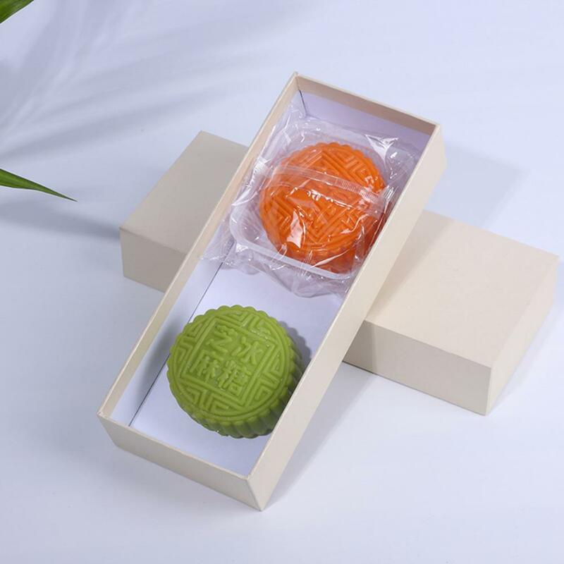 Stress Toy Moon Cake Shape Stress Reliever Decompression Toy Parent-children Interaction Kids Decompression Fidget Toy for Adult