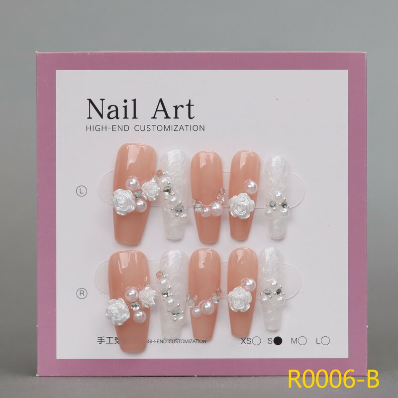 Small Size 10pcs removeable Handmade Nail Wearing 2024 Advanced New Wearable Nail Manicure Hand made Nail Patch