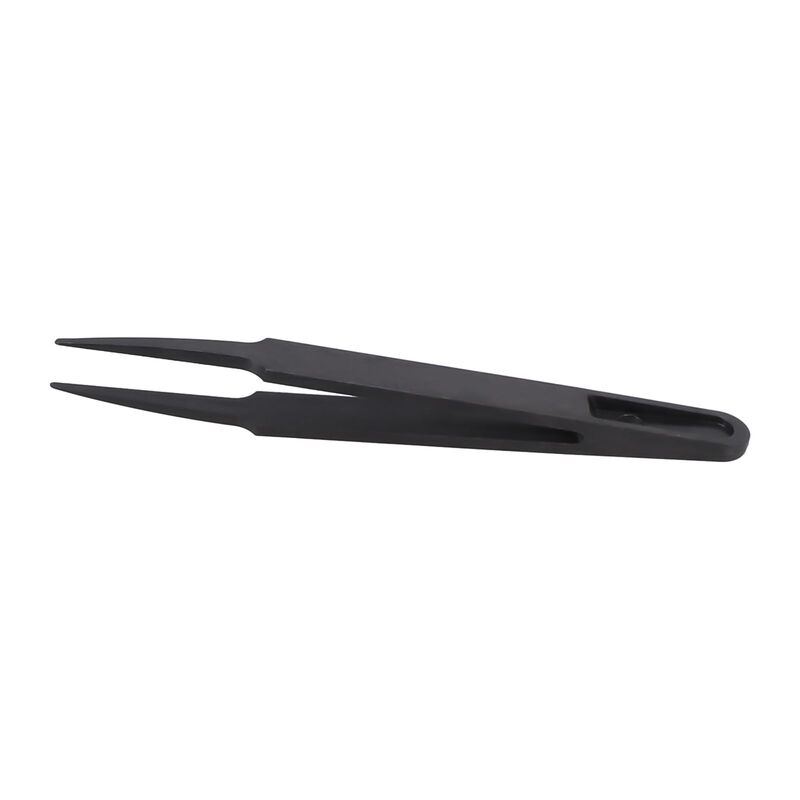 High Quality Durable Tweezers Repair Tool 120mm Safe Anti-Static Black Carbon Fiber Convenient Curved Tool Hand Tools