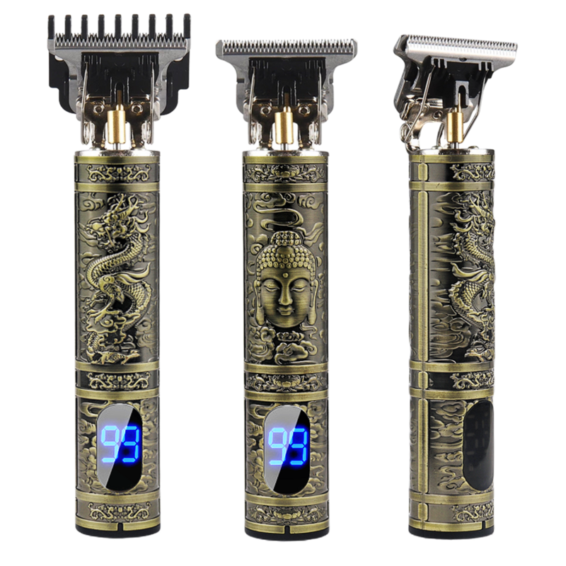 Wyświetlacz LCD T9 elektryczny Hairber 0mm golarka trymer do włosów urządzenia domowe podróży fryzjer Razors maszynka do golenia dla mężczyzn trymer Man