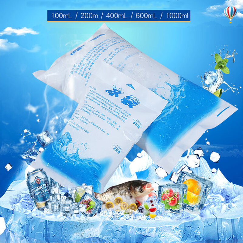 Thickened Refrigerate Cold Compress Icing Bags Ice Pack Gel Dry Cooler Bag