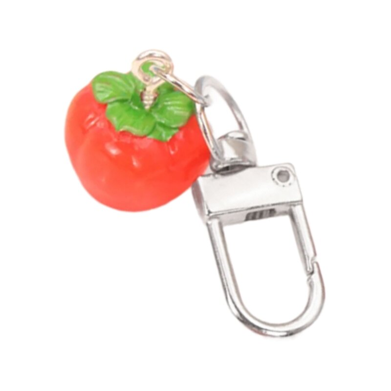 Leuke Persimmon hanger telefoon accessoire handgemaakte sleutelhanger hanger voor tas portemonnee