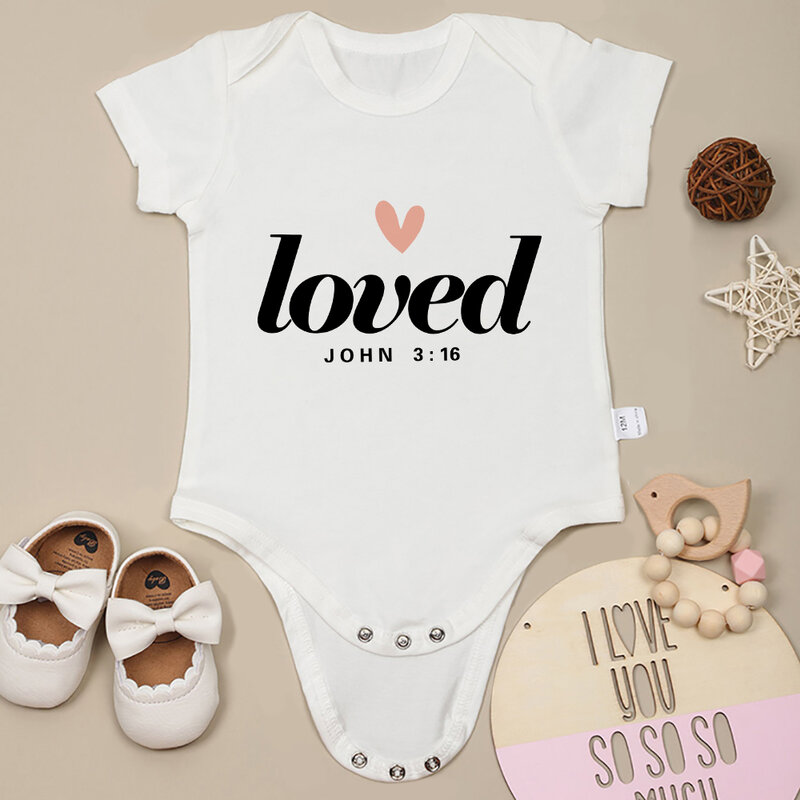 Liebte Baby Stram pler ästhetischen einfachen Stil niedlichen Neugeborenen Mädchen Kleidung schnelle Lieferung Baumwolle Sommer hochwertige Baby Bodys