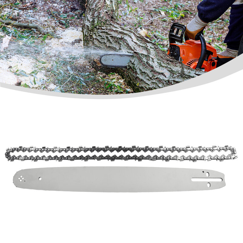 18" Guide Bar+Chain 0.325" .058" Guage 72DL For 62CC 58CC 52CC Chainsaw For Chinese Chain Saw 4500, 5200, 5800 For Tarus
