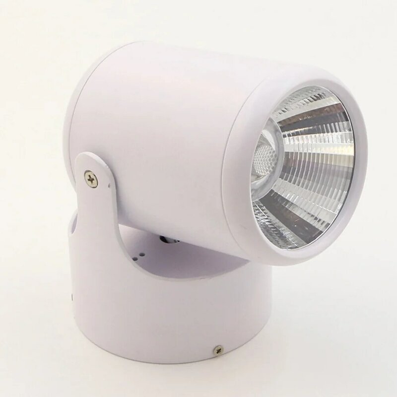 Суперъяркий светодиодный потолочный светильник, 10 Вт, 20 Вт, вращение на 180 градусов, белый/теплый белый, 85-265 В переменного тока