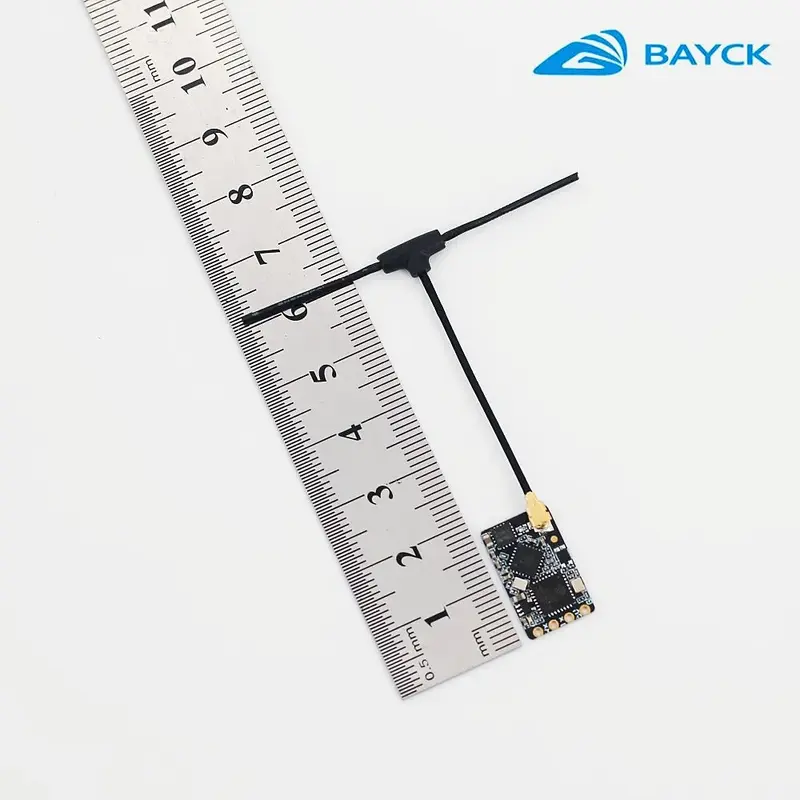 BAYCK-NANO Receptor ExpressLRS com Antena Tipo T, Atualização, RC, FPV, Atravessando Drones Peças, 915MHz, 2.4GHz