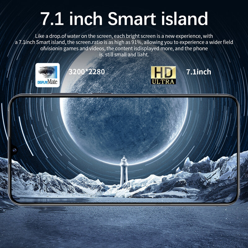 S24 Ultra smart phone 7.1 pollici Ultra-large capacità 22GB + 2TB 4G dual SIM card 5G cellulare global edition