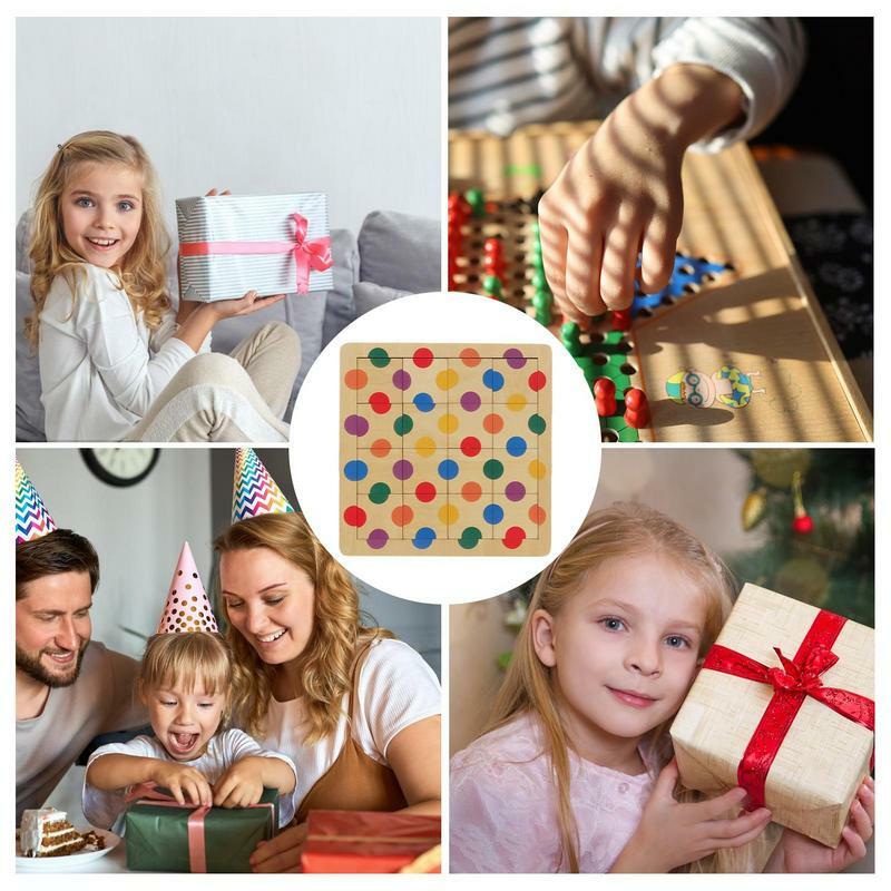 컬러 매칭 퍼즐 메모리 컬러 매칭 장난감, 유치원 학습 몬테소리 선물, 몬테소리 미세 운동 기술 개발, 남아용