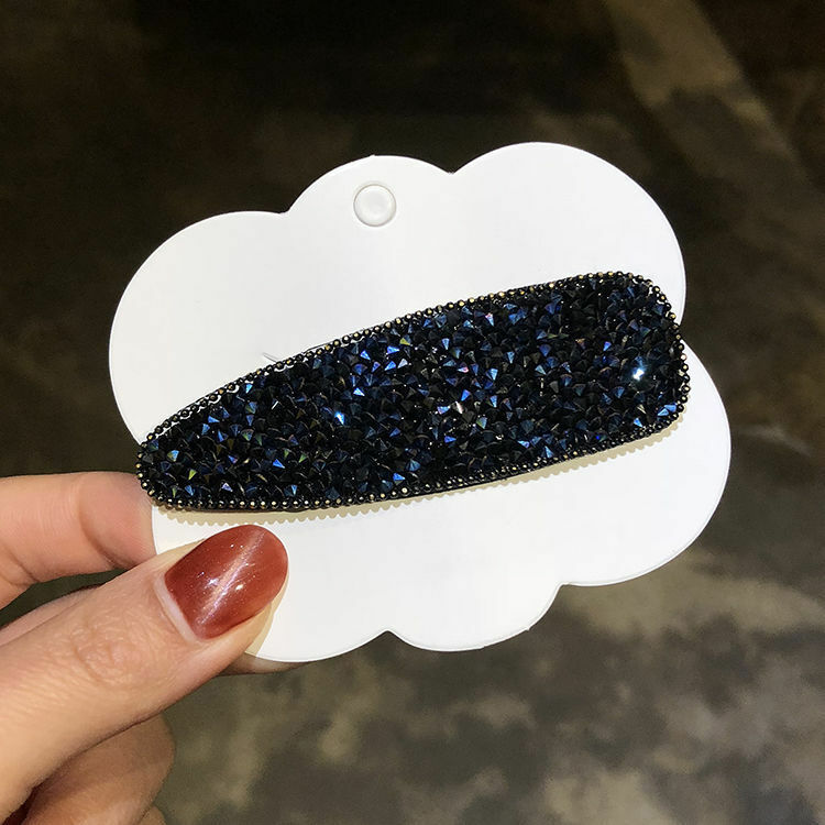 Hot 1PC Square Waterdrop Bling Crystal Hair pins copricapo per le donne ragazze strass Hair Clips Pins Barrette accessori