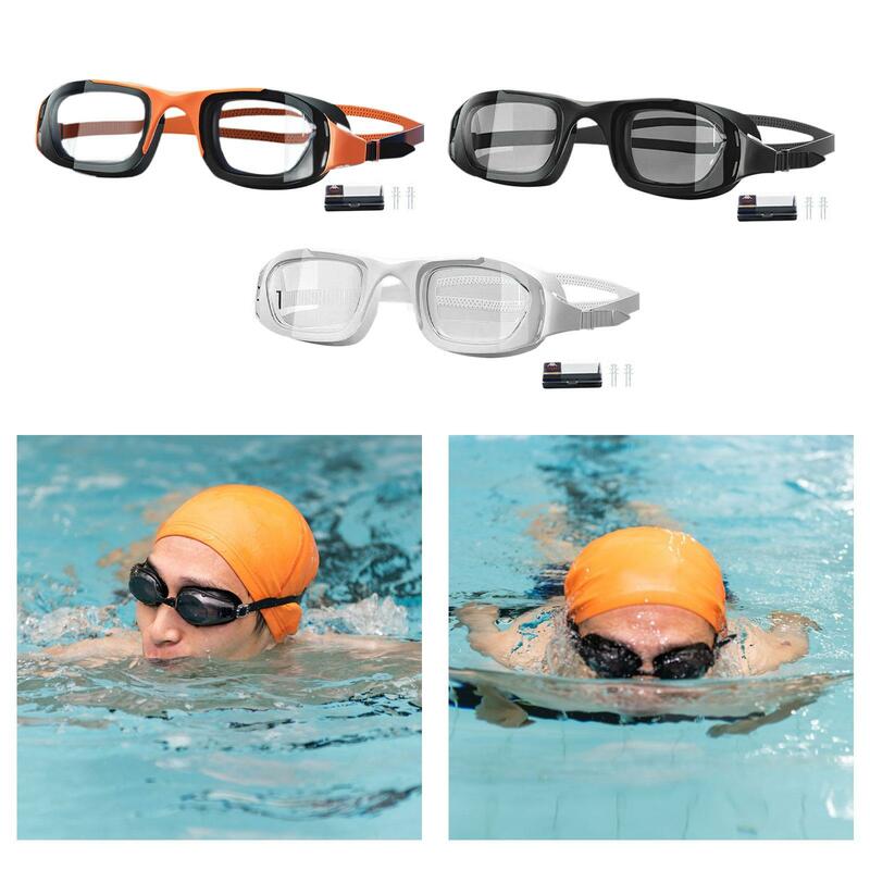 Óculos de natação leves, visão clara, Anti Fog, Professional Swim Eyewear