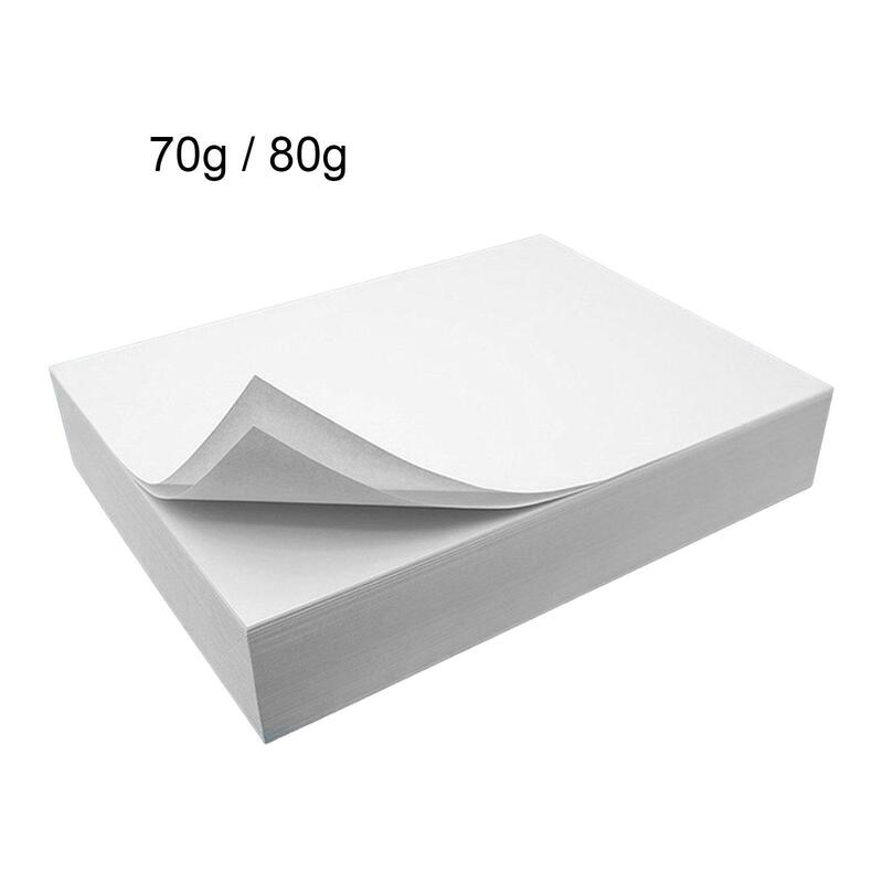 Papel de impresora A4, 8,3 "x 11,7", blanco brillante grueso, 500 hojas, papel de impresora multiusos para impresión de comunicaciones, hogar y oficina
