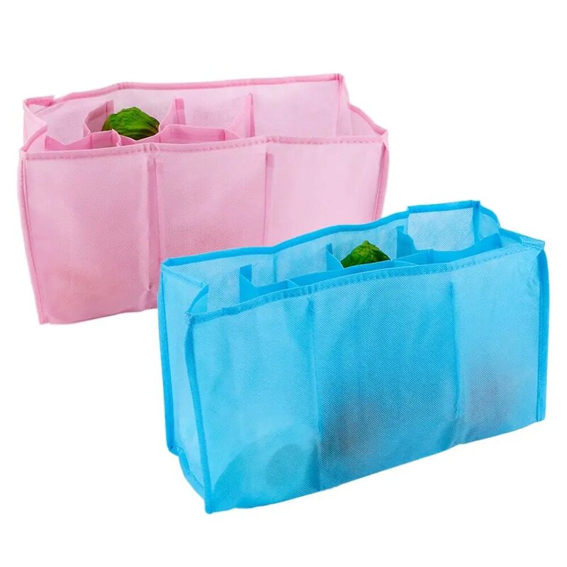 حقيبة منظم حفاضات محمولة ، زجاجة ماء الحفاض ، مقسم متغير ، بطانة تخزين داخلية في حقيبة