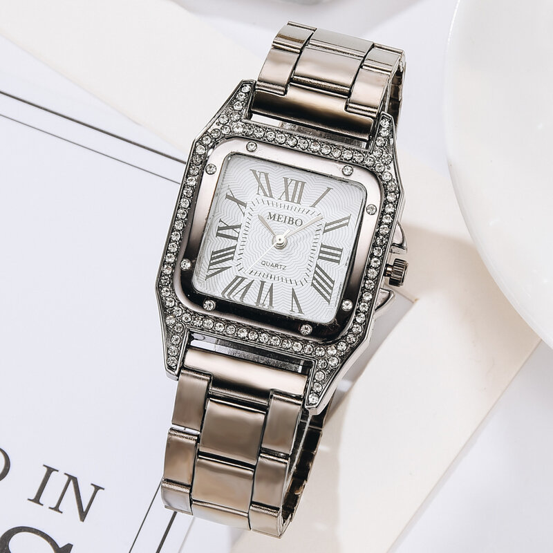 นาฬิกาข้อมือผู้หญิง Elegant Classic แฟชั่นนาฬิกากําไลสำหรับสุภาพสตรี