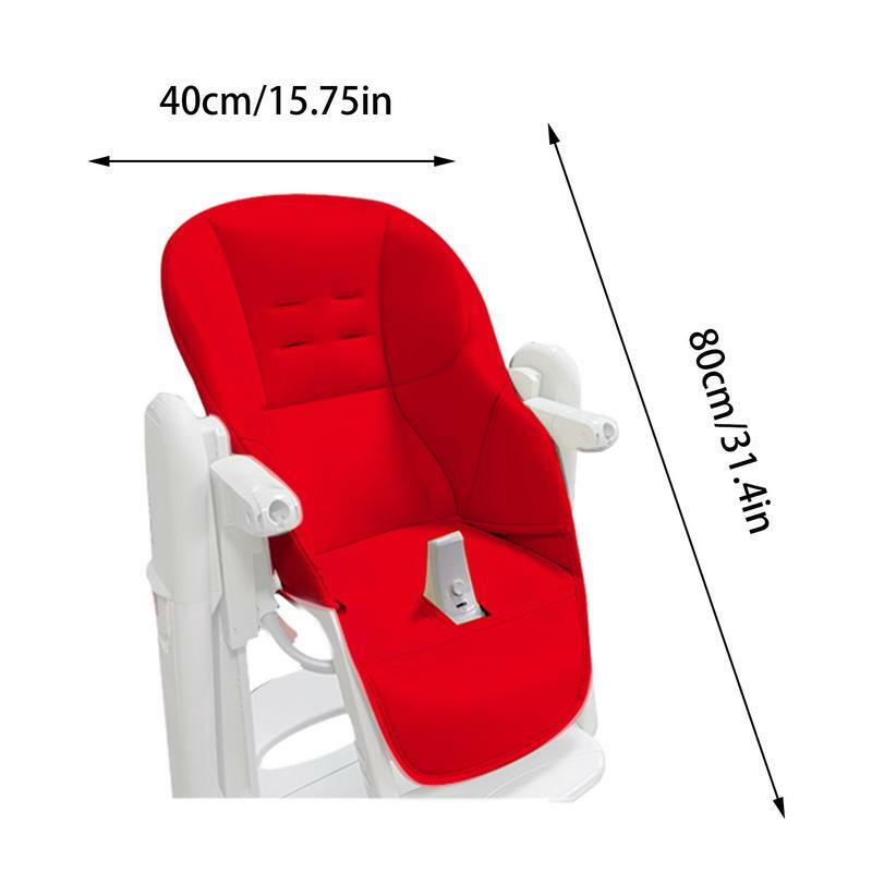 Nowa wysokiej poduszka na krzesło podkładka miękka i wygodna dla dzieci pokrycie siedzenia PU skóra i gąbka o wysokiej pokrowiec na krzesło łatwa do zainstalowania