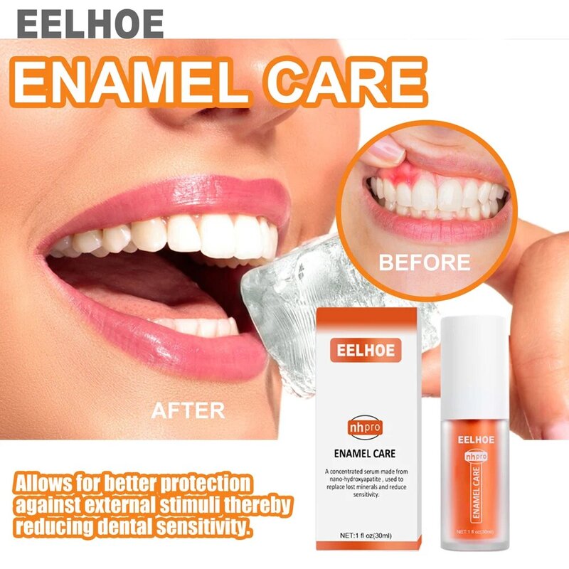 NHpro perawatan Enamel untuk perbaikan gigi sensitif Enamel gigi & pompa napas segar jenis pasta gigi perawatan gigi untuk dewasa 30ml