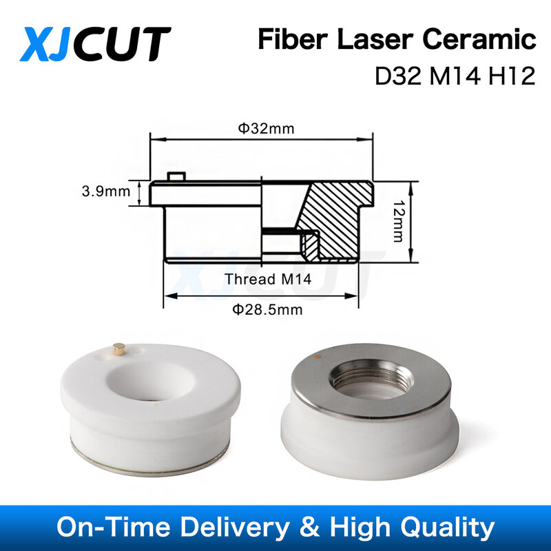 Laser Ceramic 28/32mm OEM Precitec/WSX/Raytools Ceramic KT B2 CON P0571-1051-00001 Nozzle holder For Fiber Laser Cutting Head
