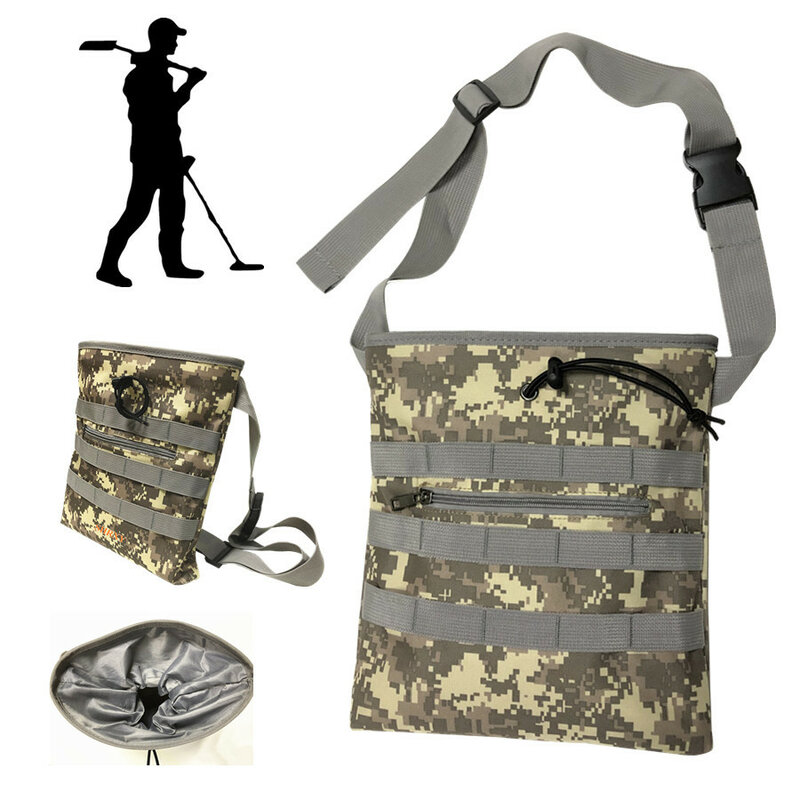 Metal Detecting Gold Finds Bag Multipurpose Digger Pouch for PinPointer Detector Waist Pack Mule Tools Bag