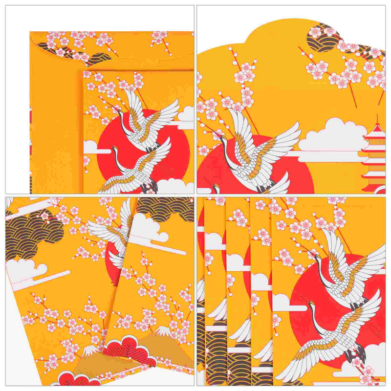 일본 패턴 빨간 봉투 선물 현금 패킷 장식 봉투 돈 가방, 행운의 20 개