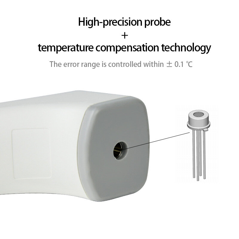 Não-contato termômetro infravermelho handheld testa termômetro doméstico termômetro médico temperatura gun