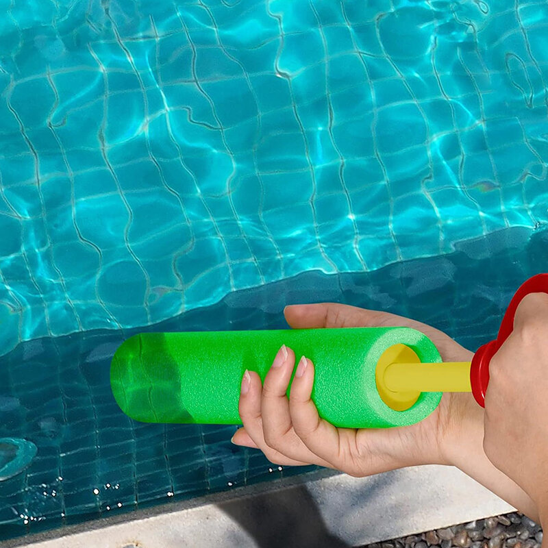 Pistola de agua de espuma EVA para niños, juguete de playa con pulverizador, juegos al aire libre, utilería de interacción