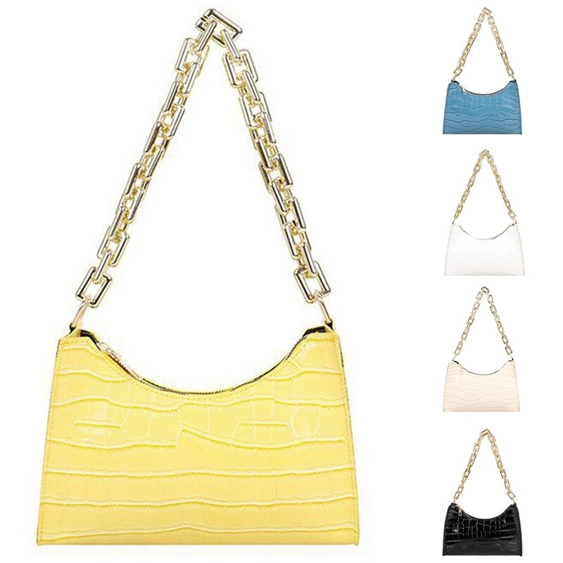 Borse con cerniera modello grano borsa a tracolla in rilievo Texture moda borse quadrate semplici e piccole per le donne