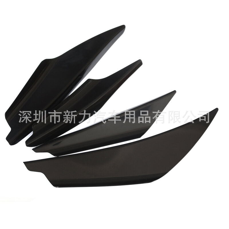 Car be current Modified wind knife Front bumper spoiler ST Sports Wind Knife Anti collision and anti friction