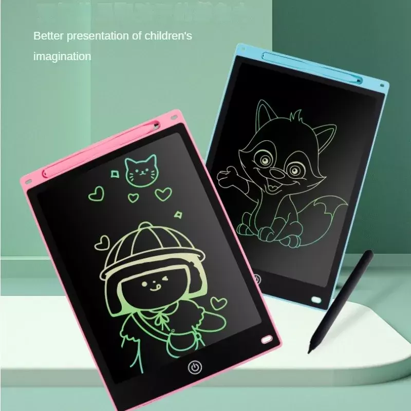 Tablet de Escrita LCD para Crianças, Graffiti Sketchpad Toy, Quadro-negro de Escrita, Presente Prancheta Mágica, 8,5 pol, 12 pol