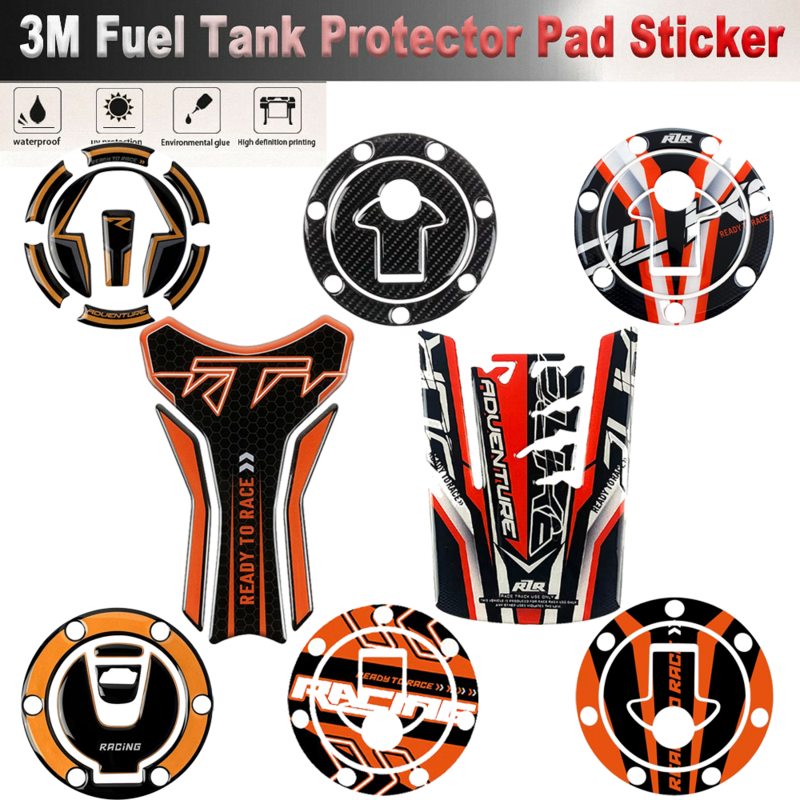 For KTM Duke RC Super R GT Adventure 125 200 250 390 690 790 890 990 1190 1290 Motorcycle Accessories Tank Pad Cover CAP Sticker