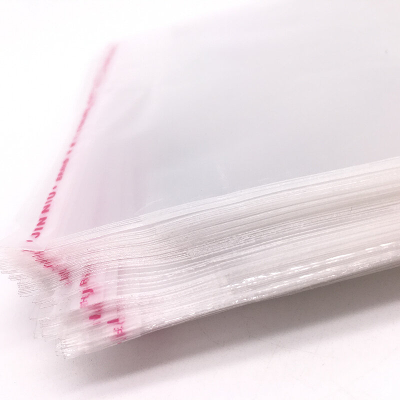 100 Pcs 6X9 Cm Hersluitbare Poly Bag Transparante Zak Opp Plastic Zakken Zelfklevend Seal Sieraden Maken Tas