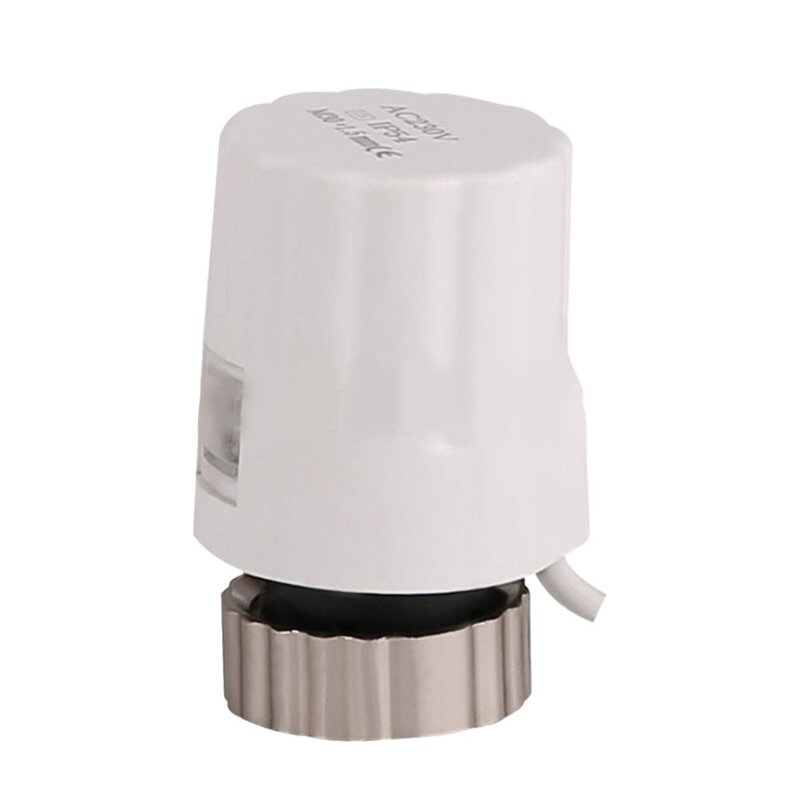 Válvula do radiador do aquecimento do assoalho, atuador elétrico visual, normalmente aberto, fechado para o aquecimento Underfloor, AC230V, M30 * 1.5mm