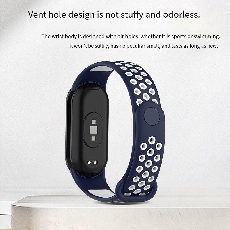 Silikon armband für Xiaomi Miband 8 Smartwatch Sport Soft Comfort Ersatz Armband Armband für Mi Band 8 Correa Zubehör